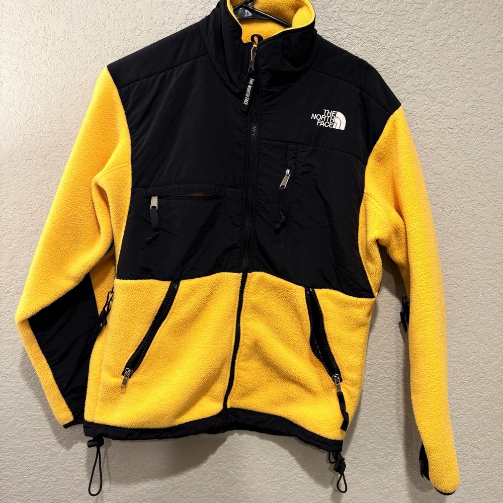 The North Face Black and Yellow Fleece Jacket